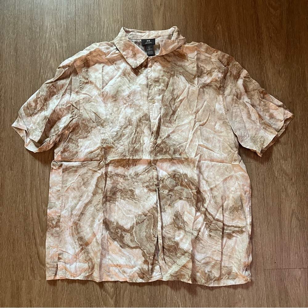 H&M  Marble Pattern Shirt